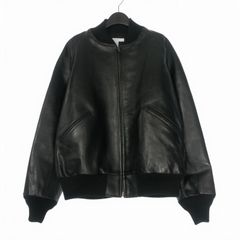 STUSSY LEATHER BUILT BOMBER L レザージャケット - メルカリ