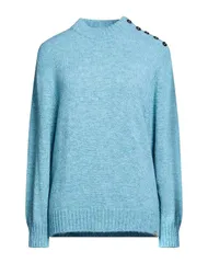 ウール リッチ レディース アウター ニット・セータートルネック WOOLRICH Light Blue ブルーのサムネイル