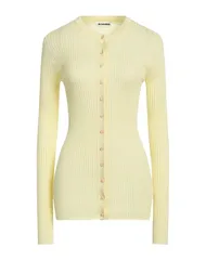 ジル・サンダー レディース アウター カーディガン JIL SANDER Pastel Yellow イエローのサムネイル