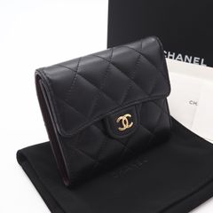CHANEL シャネル マトラッセ 三つ折り財布 キャビアスキン Novelty
