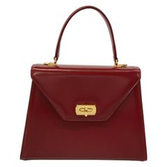 美品】HAMANO ディニタ ブラウン 廃盤品 ハンドバッグ定価49,500円 