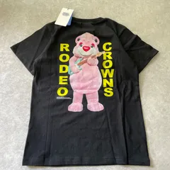 新品タグ付き ロデオクラウンズ キッズ Tシャツ 130 140 黒 半袖 ロディーくん USAコットン 男の子 女の子のサムネイル