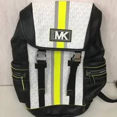 MICHAEL KORS　マイケルコース　レザーバックパック　リュックサック　ブラック　モノグラム　（26171）