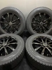 ★225/65R17 DUNLOP/WINTER MAXX SJ8+ 23年製 ORASIZ 17インチ 7J +40 114.3 5H スタッドレス 4本 ハリアー RAV4 (南10-M259)のサムネイル
