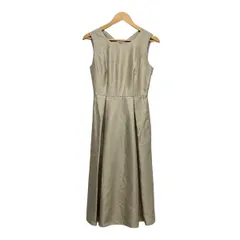 aimer(エメ) ワンピース サイズM レディース美品  - ベージュ クルーネック/ノースリーブ/ロング/レースアップのサムネイル