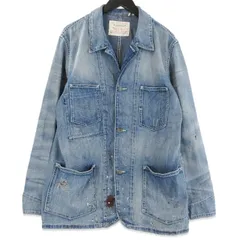 Levis リーバイス カバーオール PC9-71950-0006 ダメージ加工 ワークジャケット トルコ製 インディゴ M 71015724