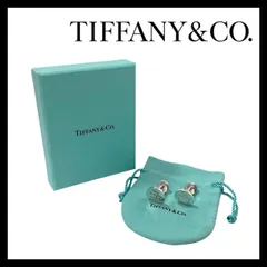 Y【TIFFANY&Co.】1837 オーバル カフス SILVER/シルバー SV925 総重量約12.9g カフリンクス ティファニー (64183MK4)のサムネイル