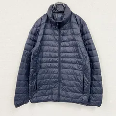 UNIQLO　ユニクロ　ウルトラライトダウン　ダウンジャケット　ダウン90%　紺　ネイビー　Lサイズ　古着