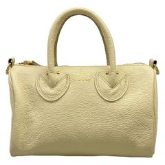 Young & Olsen レザーハンドバッグ ハーフムーン ミニボストン - メルカリ