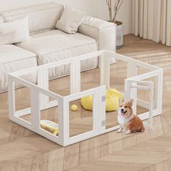 fxw 小中型犬用サークル 約60cm 鉄格子がなく脱走時等に犬の足が挟まら