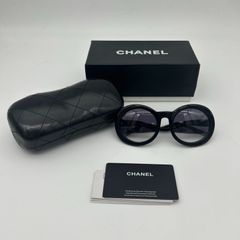 CHANELシャネル イタリア製ヴィンテージ サングラス 05976 ブラック