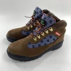 【中古】Timberland × Supreme 総柄トレッキングブーツ 27.5cm A5T1U ブラウン ブルー ティンバーランド シュプリーム[10]のサムネイル