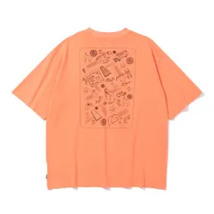 POLER PIGMENT DAY ONE RELAX FIT TEE [orange] 261mcv0054 ポーラー 半袖Tシャツのサムネイル