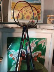 極美品・ケース付】リーニン バドミントン ラケット Windstorm 76