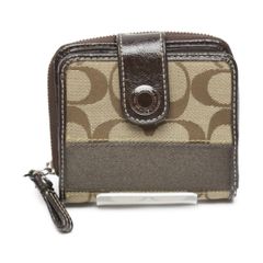 希少✨COACH オプティックシグネチャー 二つ折り財布 コンパクト 