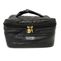 シャネル ノベルティ バッグ CHANEL バンドバッグ ナイロン ブラック