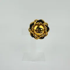 【中古】CHANEL シャネル ココマーク 片耳イヤリング チェーン ゴールド 93P ヴィンテージ レディース【中古美品】HIBUOCHI VINTAGE hboc260515a12