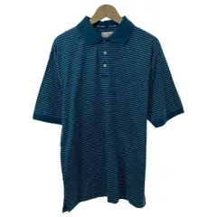 【中古】　Wrangler　ポロシャツ　半袖　トップス　ボーダー　ワンポイント　刺しゅう　アメカジ　古着　/7032のサムネイル