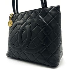 CHANEL チョコバー ココマーク トートバッグ 黒 - メルカリ
