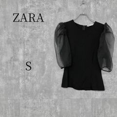 新品 ZARA ZW コレクション パフスリーブトップス S 神崎恵さん着用