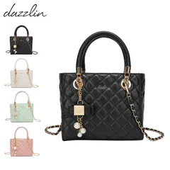 ダズリン dazzlin バッグ ハンドバッグ ミニ ショルダー レディース 斜めがけ 大人 軽量 キルティング リボンチャーム付 DAZ60250Bのサムネイル
