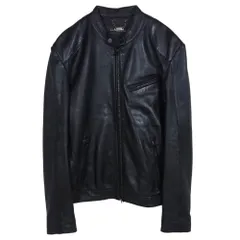 BEAMS ビームス International Gallery BEAMS インターナショナルギャラリービームス レザー シングル ライダースジャケット ブラック系 M【中古】のサムネイル