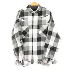 ダンケシェーン Danke Schon 25AW FLANNEL DAMAGE SHIRTS BLOCK メンズ import：L のサムネイル