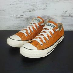 converse ALLSTAR WASHEDCORDUROY コンバース オールスター ウォッシュド コーデュロイ オックス 24.5cm オレンジ 1SC203 L05791