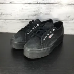 SUPERGA PLATFORM SNEAKER スペルガ プラットフォーム スニーカー 24cm ブラック 黒 213326 L07223のサムネイル