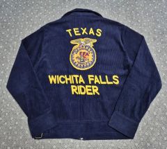 格安 濃紺美品 90s FFAジャケット OKLAHOMA Sz:100-38 - メルカリ