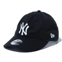 ニューエラ 9THIRTY ニューヨーク・ヤンキース ウォッシュドコットン ブラック ホワイト 1個 New Era 930 WASHED NEYYAN BLK WHI 25J 1pcのサムネイル
