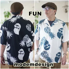 modem design/FUN(モデムデザイン/ファン) 半袖シャツ　26027517 メンズファッションのサムネイル