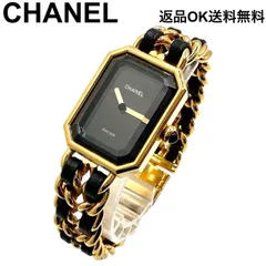 【返品OK】新品電池交換済み CHANEL シャネル プルミエール M H0001 クォーツ 腕時計 レディース ゴールド ブラック文字盤【D467901258502ミ2605】のサムネイル