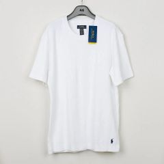 新品タグ付き ラルフローレン ヘンリーネックTシャツ 白 ホワイト QR