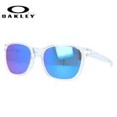 OAKLEY サングラス クリアフレーム ブルーミラーレンズ - メルカリ