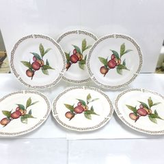Royal Worcester Evesham プレート 6枚セット - メルカリ