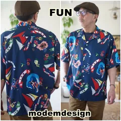 modem design/FUN(モデムデザイン/ファン) 半袖シャツ　26027527 メンズファッションのサムネイル