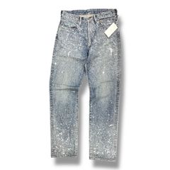 参考上代70400円 未使用 SUGARHILL  24AW MOLDED DENIM TROUSERS STRAIGHT CUT モールデッドデニムパンツ ジーンズ シュガーヒル 2411300415 インディゴ 34 （95360A5） 参考上代70400円 未使用 SUGARHILL 24AW MOLDED DENIM TROUSERS