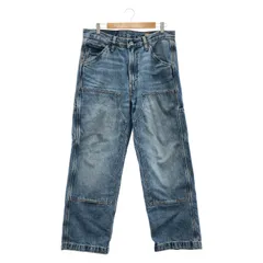 【中古】LEVI'S 568 ルーズストレート ダブルニー W32 L30 ブルー リーバイス[10]