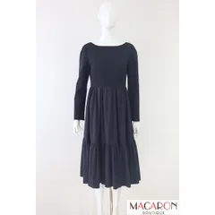 FOXEY　Leonia　フィット＆フレアーワンピース　44081　2023年商品　黒/ブラック　フォクシーニューヨークのサムネイル