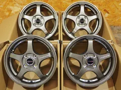 ★5本スポーク★14インチ4.5J+45 4H100 新品 人気 軽量 クロススピード ハイパーエディション CR5 ブロンズ ホイール1台分 アルト スペーシア ハスラー ワゴンR ウェイク エッセ キャスト タフト タント ミラ ムーヴ N-BOX 軽トラのサムネイル