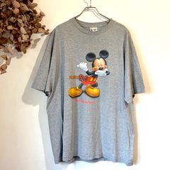 DELUXE × Disney コラボ 花束ミッキー Tシャツ L グレー - メルカリ