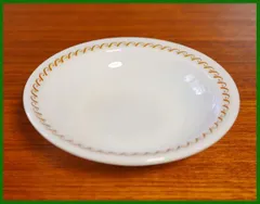 オールドパイレックス【PYREX】 茶色の模様【デザートボウル】 小鉢【プレート】 rs009のサムネイル