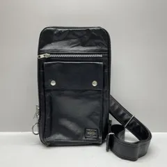 01w-5472 ポーター PORTER  ボディバッグ  ブラック  日本製  メンズ  【中古品】
