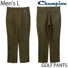 【未使用B／メンズM】CHAMPION GOLF ストレッチ パンツ カーキのサムネイル