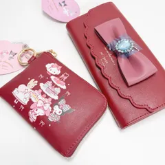 青木美沙子×ハローキティ コラボ 長財布 ポーチ付きショッピングバッグのサムネイル