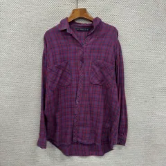 ザラ ZARA チェック シャツ S D02305