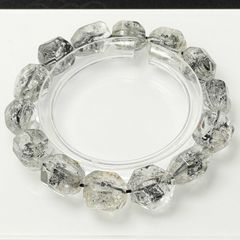ルチルクォーツ/シルバールチルクォーツ】内径約15cm 浄化済み No,506