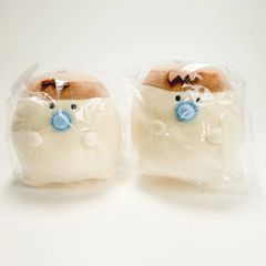 바부구씨 마스코트 키홀더 매력 2체 세트