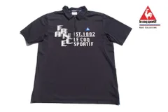 ルコックスポルティフ LE COQ SPORTIF 中古 ハーフジップ半袖ポロシャツ QG1400CP M ブラック